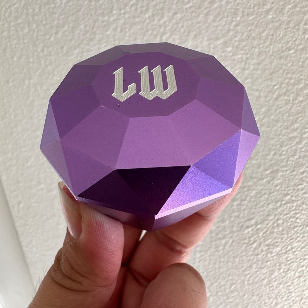 Vibrant Purple Diamond Shape Shift Knob